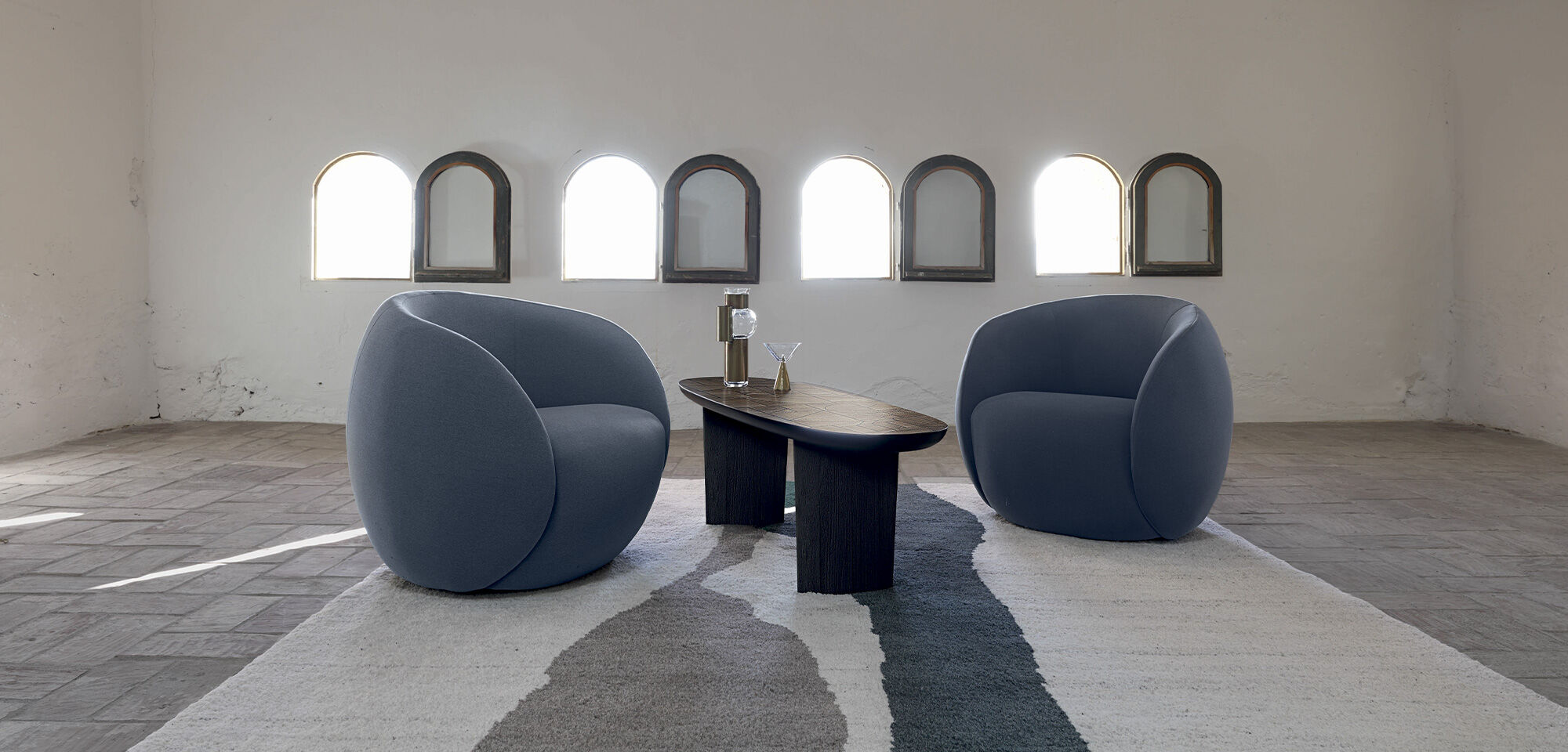 Dot, fauteuils. Design Raphael Navot