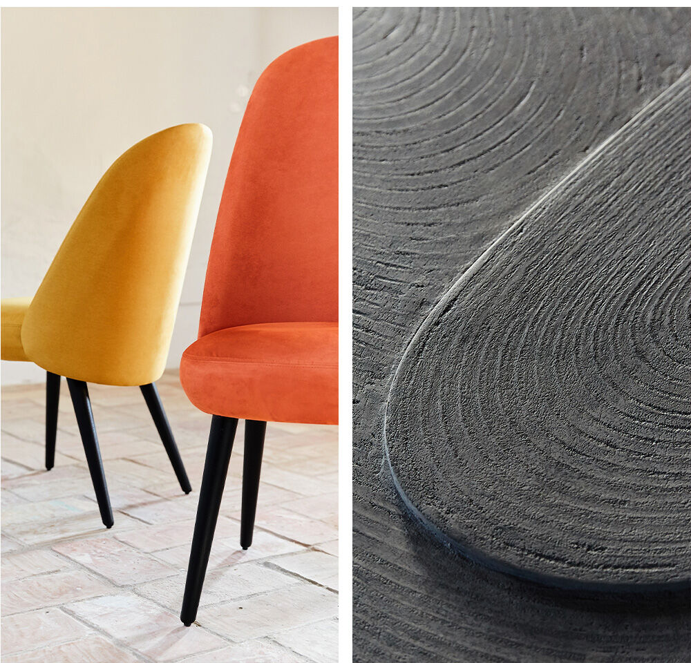 Mosaïque de matières