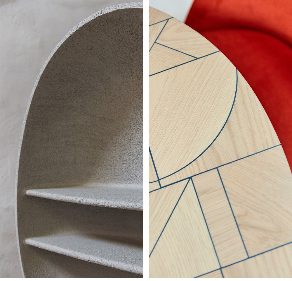 Mosaïque de matières