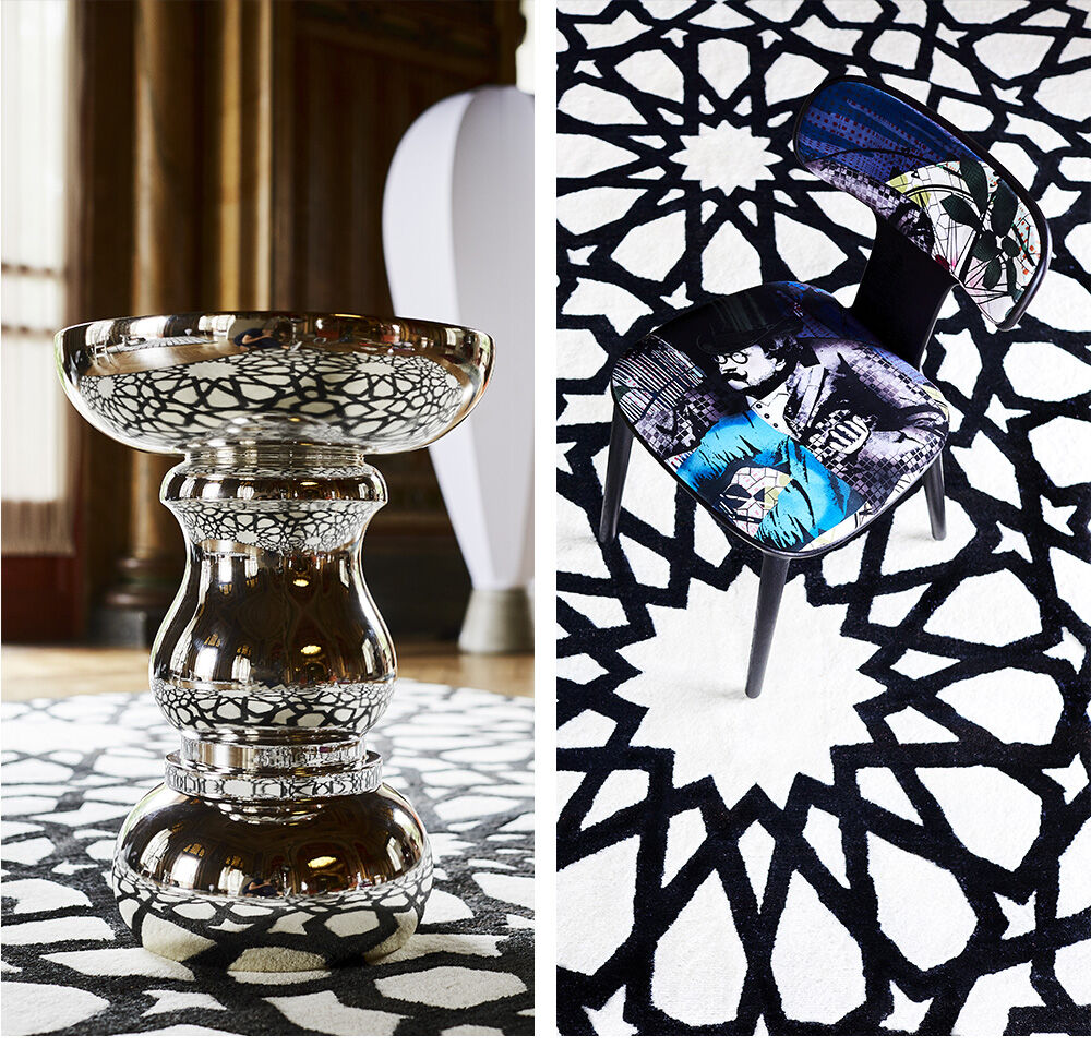 Mosaïque de matières